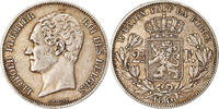 Belgium 2-1/2 Francs Coin, Leopold I, Léopold Ist, Bruxelles -
