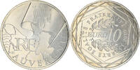 France 10 Euro Auvergne, Paris, Silver, KM:1646 -