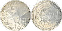 France 10 Euro Haute Normandie, Paris, Silver, KM:1656 -