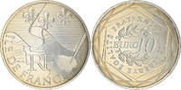 France 10 Euro Ile de France, Paris, Silver, KM:1657 -