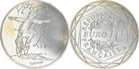 France 10 Euro Liberté, Sempé, Silver, Gadoury:EU718 -