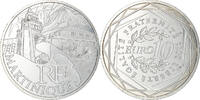 France 10 Euro Martinique, Paris, Silver, KM:1744 -