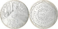 France 10 Euro Guyane, Paris, Silver, KM:1736 -