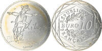 France 10 Euro Liberté Hiver Sempé, Paris, Silver -