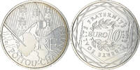 France 10 Euro Poitou-Charentes, Paris, Silver, KM:1667 -