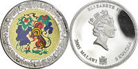 Malawi 5 Kwacha Coin, Rat, Silver plated copper-nickel, KM:44 -