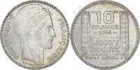 France 10 Francs Coin, Turin, Paris, Silver, KM:878 -