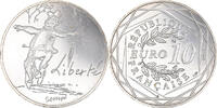 France 10 Euro Liberté Automne Sempé, Paris, Silver -