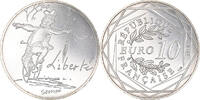 France 10 Euro Liberté Automne Sempé, Paris, Silver -