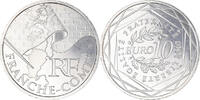 France 10 Euro Franche-Comté, Paris, Silver, KM:1653 -