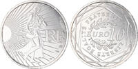 France 10 Euro Semeuse, Silver -