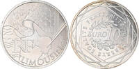 France 10 Euro Limousin, Silver -