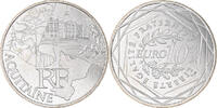 France 10 Euro Aquitaine, Silver -