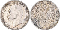 German States 5 Mark Coin, BADEN, Friedrich II, Karlsruhe -