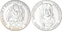 France 100 Francs Coin, Clovis, Silver, KM:1180, Gadoury:953 -