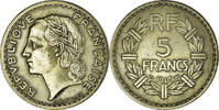 France 5 Francs Coin, Lavrillier, Paris, Aluminum-Bronze -