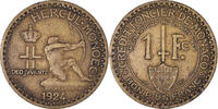 Monaco Franc Coin, Louis II, Poissy, Aluminum-Bronze, KM:111 -