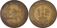 Monaco Franc Coin, Louis II, Aluminum-Bronze, KM:114 -