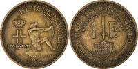 Monaco Franc Coin, Louis II, Poissy, Aluminum-Bronze, KM:111 -