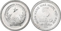 Vietnam 5 Hao SOCIALIST REPUBLIC, Aluminum, KM:13 -