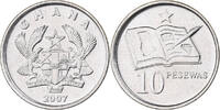 Ghana 10 Pesewas Nickel Clad Steel, KM:39 -