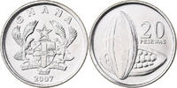 Ghana 20 Pesewas Nickel plated steel, KM:40 -