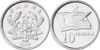Ghana 10 Pesewas Nickel Clad Steel, KM:39 -
