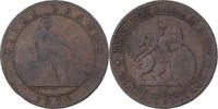 Spain 5 Centimos Provisional Government, Copper, KM:662 -