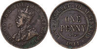 Australia Penny George V, Bronze, KM:23 -