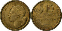 France 10 Francs Guiraud, Beaumont - Le Roger, Aluminum-Bronze -
