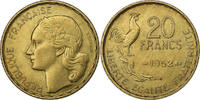 France 20 Francs Guiraud, Paris, Aluminum-Bronze, KM:917.1 -