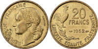 France 20 Francs Guiraud, Paris, Aluminum-Bronze, KM:917.1 -