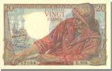 France 20 Francs Banknote, 20 F 1942-1950 ''Pêcheur'', 1949-03-10 -