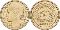 France 50 Centimes Morlon, Aluminum-Bronze, KM:894.1 -