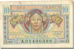 France 50 Francs Banknote, 1947 French Treasury -