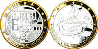 France Medal Géants Euro, Politics, Society, War, Copper -