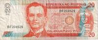Philippines 20 Piso Banknote, KM:170a -