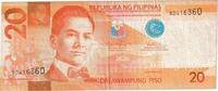 Philippines 20 Piso Banknote, KM:206a -