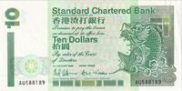 Hong Kong 10 Dollars Banknote, 1993-01-01, KM:284a -