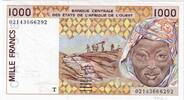 West African States 1000 Francs VZ -