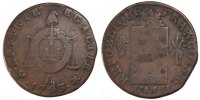 France Sol Coin, Sol aux balances françoise, Bayonne, Bronze -