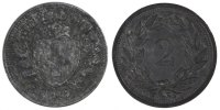 Switzerland 2 Rappen Coin, Bern, Zinc, KM:4.2b -