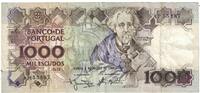 Portugal 1000 Escudos Banknote, 1983-08-02, KM:181k -