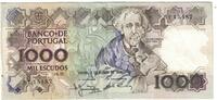 Portugal 1000 Escudos Banknote, 1983-08-02, KM:181k -