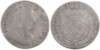 France 1/2 Ecu Coin, Louis XIV, 1/2 Écu aux palmes, Paris -