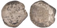 Spanish Netherlands Escalin Coin, Artois, Arras, Silver -