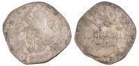 Spanish Netherlands Escalin Coin, Artois, Arras, Silver -