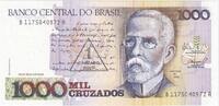 Brazil 1 Cruzado Novo on 1000 Cruzados UNZ -