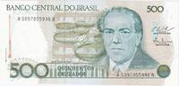 Brazil 500 Cruzados KM:212b -