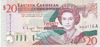East Caribbean States 20 Dollars KM:39k -